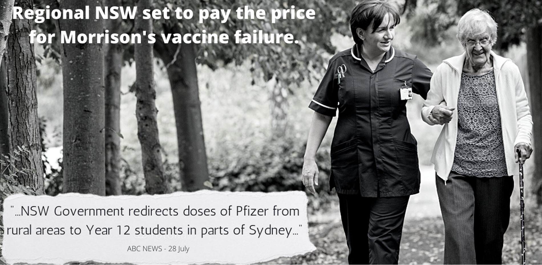 Pfizer vaccines taken away in another blow to regional communities Main Image