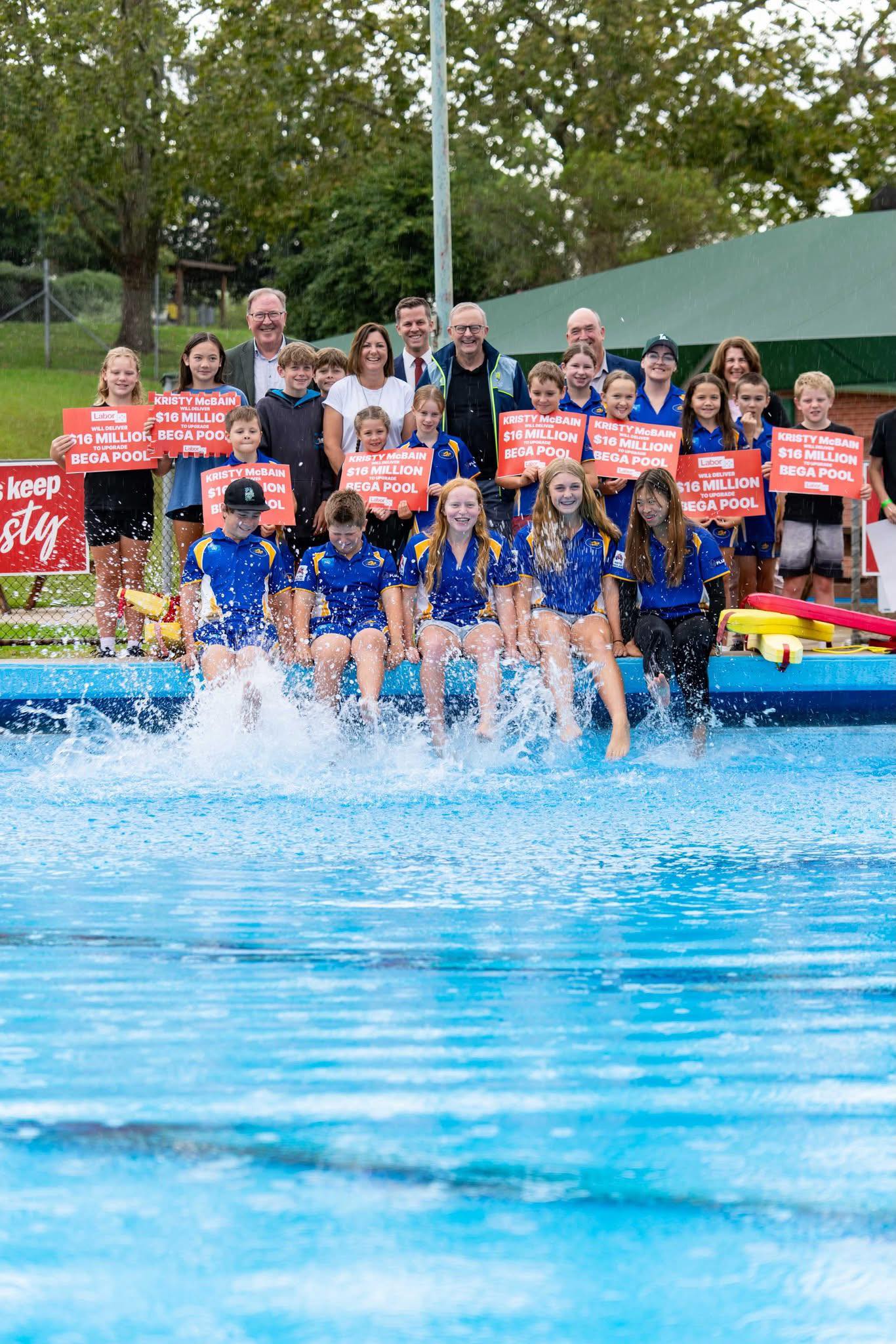 LABOR WILL FULLY FUND THE BEGA POOL UPGRADE Main Image