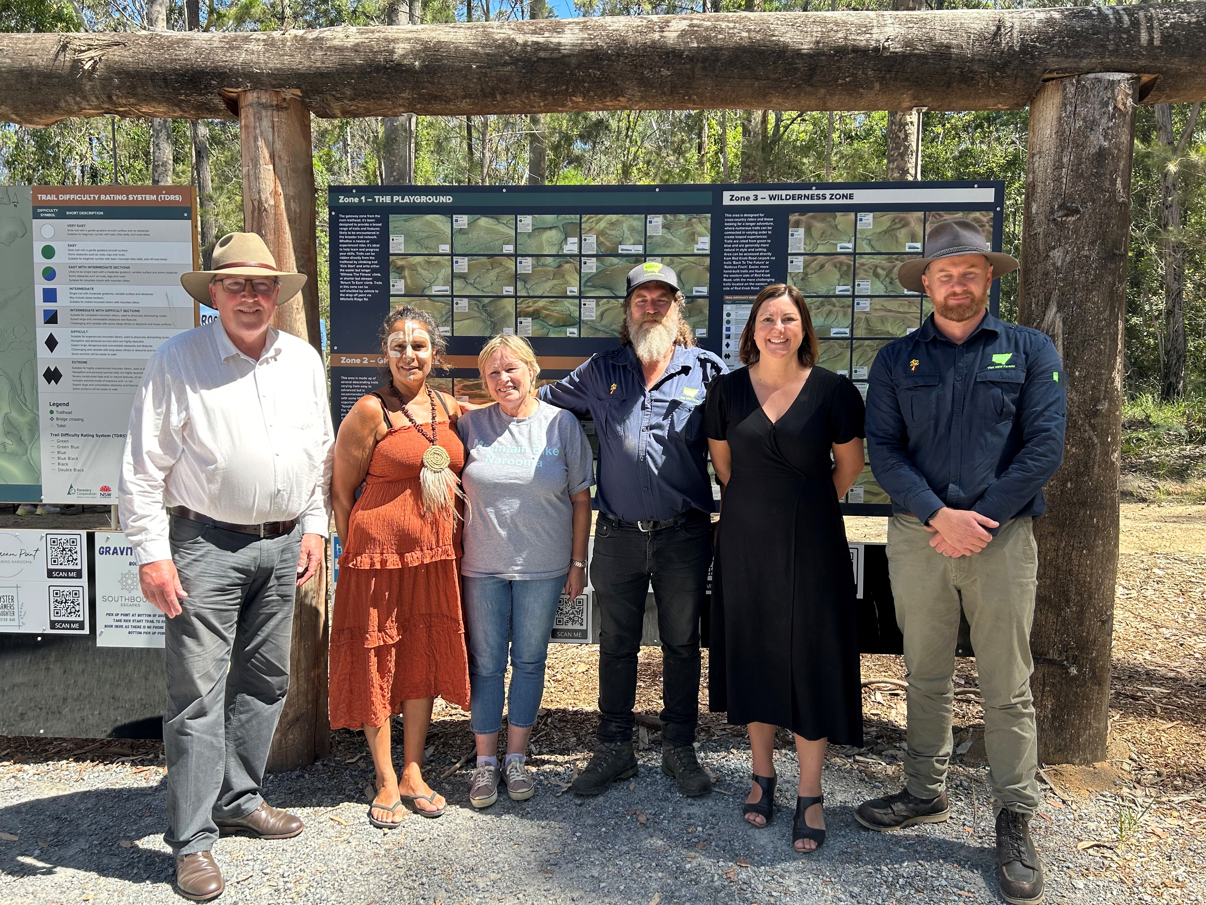 58 KILOMETRES OF NEW MOUNTAIN BIKE TRAILS OPENS AT NAROOMA Main Image